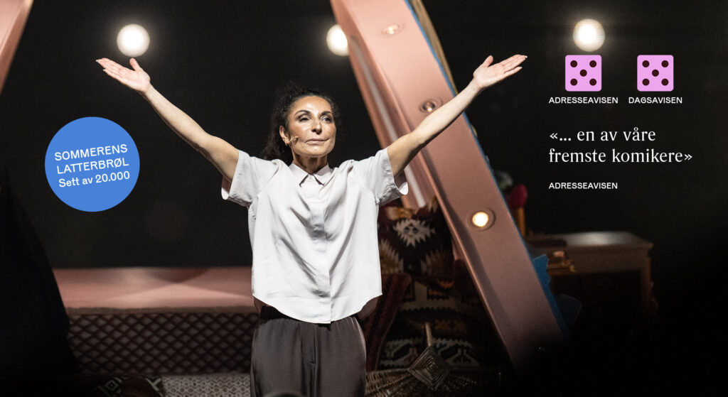 Lisa Tønne med forestillingen Elsk meg i plenum på Nye Hjorten Teater